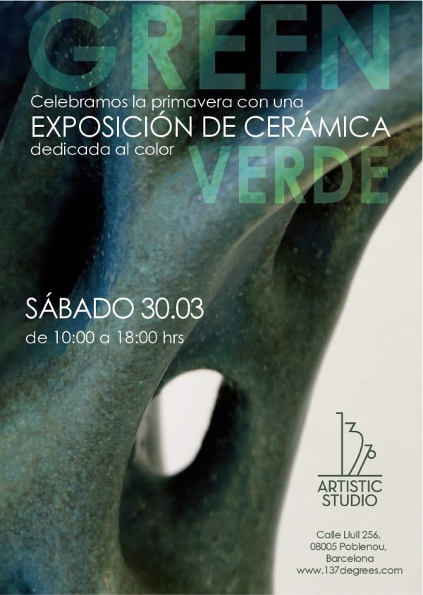 green ceramics exhibition