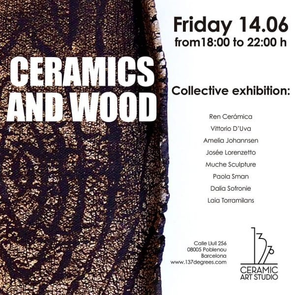 ceramics and wood exhibition