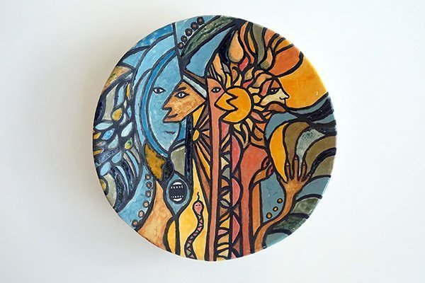 Inca Visions ceramic plate