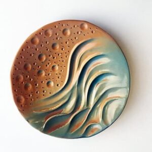 island vibes ceramic plate