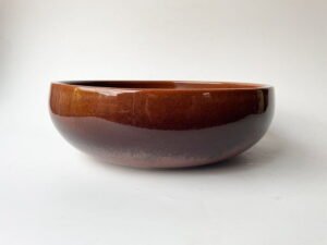 brown ceramic Serving Bowl