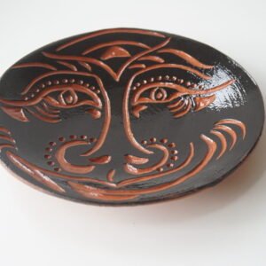 tranquil face ceramic plate