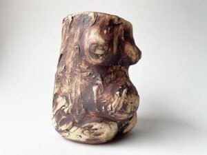 textures of motherhood ceramic vase