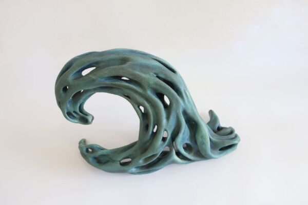 abstract wave sculpture