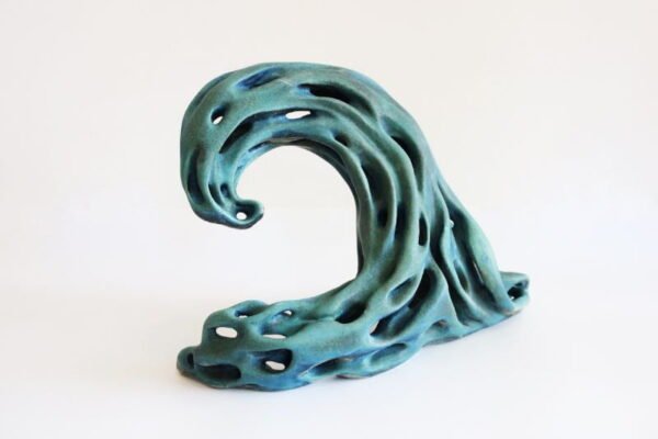 contemporary wave sculpture