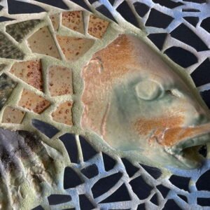 fish mosaic closeup