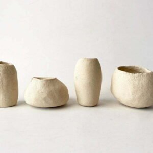 tiny stoneware vases